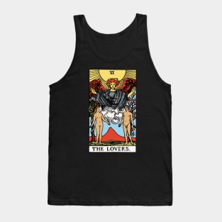 Lovers Tarot Card Rider Waite Tank Top